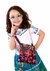 Fantasia Vestido Encanto Infantil Festa Luxo Com Bolsa e Óculos - AnaStar