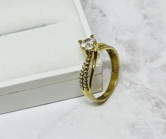 Anillo Solitario Oro 18 Kts - comprar online