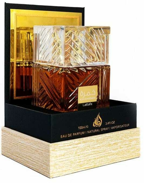 Khamrah Lattafa Eau de Parfum - Perfume Unissex 100ml - comprar online
