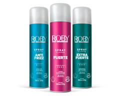 Fijador en Spray Fuerte ROBY 390 ML