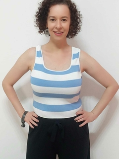 Cropped Marina- Azul Céu