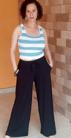 Cropped Marina- Azul Céu
