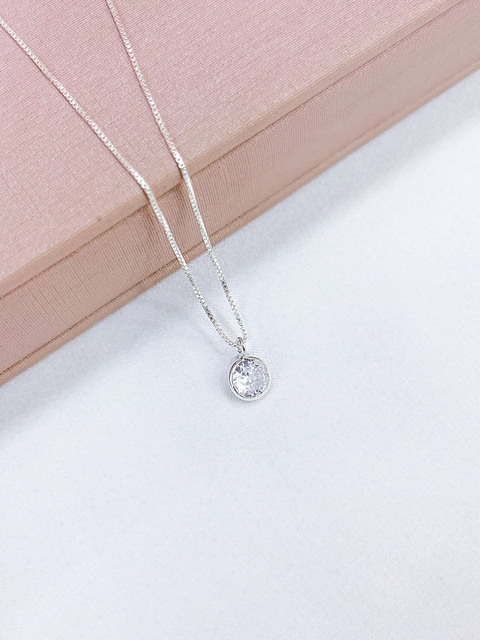 Colar Ponto de Luz em Prata 925 - comprar online