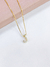 Colar Letra Cravejada em Zircônias Banhado a Ouro 18k - comprar online