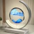 Ampulheta Luminária Fundo do Mar areia movediça arte única decorativa