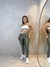 Conjunto Cerejeira - verde com branco - Desirre Fitness