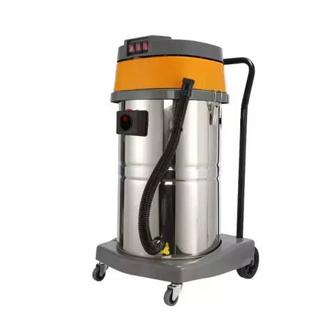 Aspiradora Gala JB3 – 3 Motores, 60L, Acero Cromado | NewConcret - comprar online