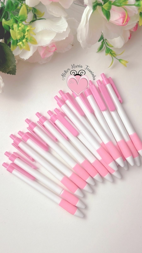 10 unidades de canetas para personalização