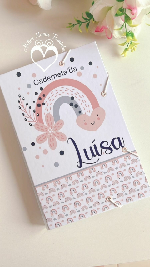 Pasta plástica personalizada para Caderneta de Vacinação