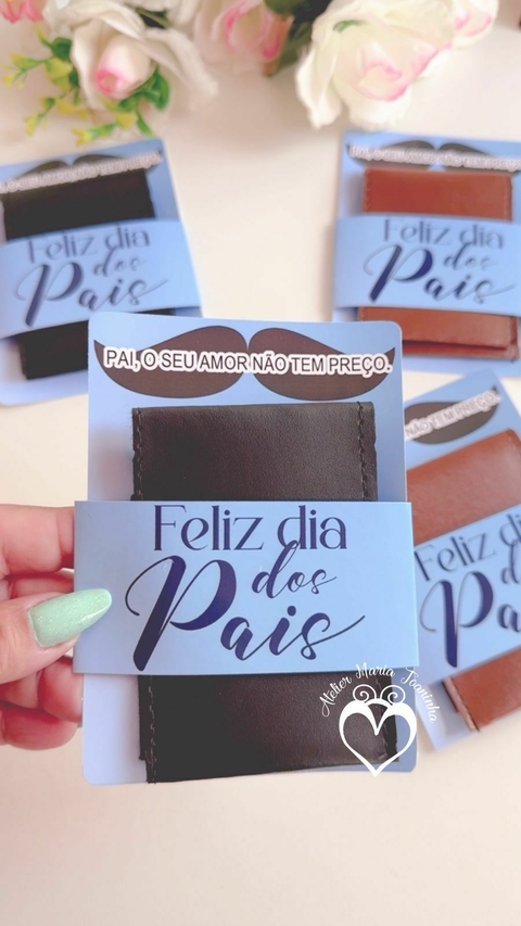 10 unidades de Carteira porta cartão Slim