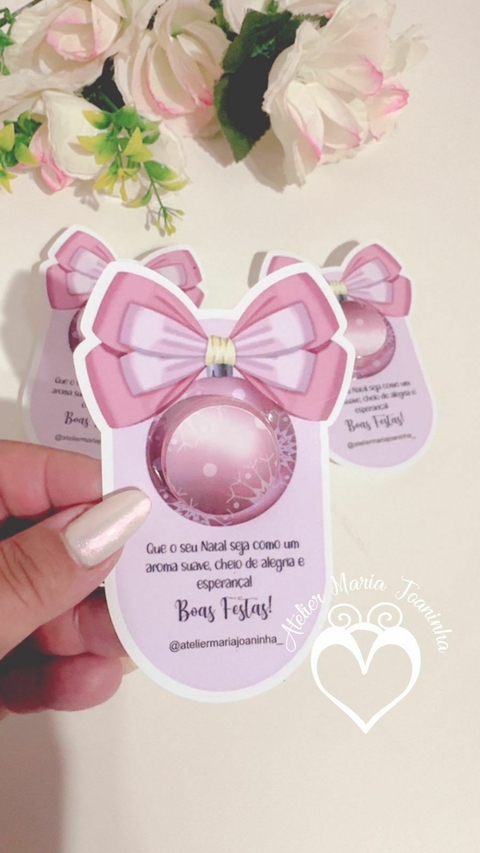 10 unidades de Creme hidratante Bola de Natal