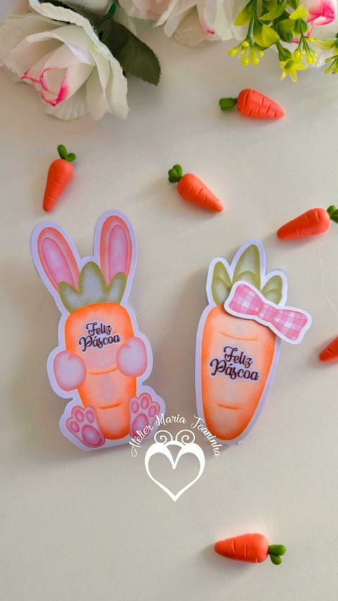 24 Unidades de Card cenourinha