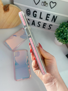Imagem do Case Fibra de Capacete Glitter Holográfica