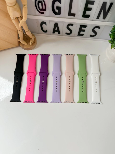 Pulseira para Apple Watch Silicone 38mm/40mm/41mm