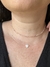 Choker de cristais rose na internet