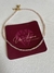 Choker de cristais rose