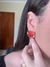 Brinco Raquel red - Use Acessórios