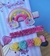 Kit Hair clips arco-íris