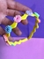 Tiara jujubinhas amarelo