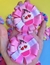 Parzinho pompom com aplique - Pequena Lola