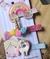 kit hair clips unicórnio