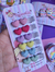Hair clips coração