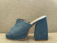 Mules Denim - Sofiashoelovers Zapatos