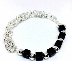 Pulsera cubos cristal