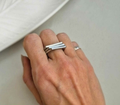 Anillo tres lineas