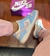 SB dunk Low Azul bebe/creme na internet