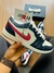 Air Jordan Azul e Pink