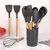 Kit 12 peças Jogo de Cozinha colheres de Silicone