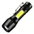 Mini Lanterna Com Led e Zoom Recarregável USB Tática Profissional - comprar online