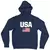 Blusa Moletom Estados Unidos da América USA Com Capuz - loja online