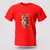 Camisa Masculina Gatinho Estiloso em Algodão Premium D3
