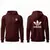Blusa Moletom Adidas Style com Capuz