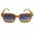 Óculos de Sol Celine Estilo Moderno em Preto e Bege - NetShopping