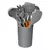 Kit 12 peças Jogo de Cozinha colheres de Silicone - NetShopping