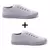 Kit 2 Pares De Tênis Feminino Casual Liso - loja online