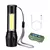 Mini Lanterna Com Led e Zoom Recarregável USB Tática Profissional - comprar online