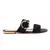 Sandália Rasteira Fivela Napa Preto - comprar online