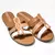 Sandália Moleca Casual Marrom Confortável para o Dia a Dia - comprar online