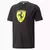 Camisa Puma Ferrari Masculina Preto Estilo Esportivo Algodão - comprar online