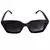 Óculos de Sol Celine Estilo Moderno em Preto e Bege - NetShopping
