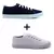 Imagem do Kit 2 Pares De Tênis Feminino Casual Liso