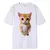 Camisa Masculina Gatinho Estiloso em Algodão Premium D3 - Nexshope