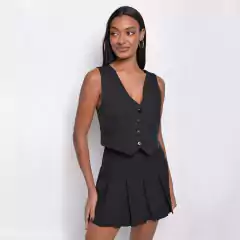 COLETE CROPPED ALFAIATARIA T100066 - comprar online