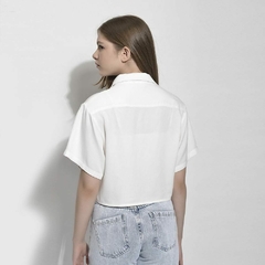 CAMISA CROPPED VISCOSE 1000217 - b18online