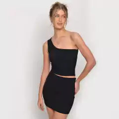 BLUSA ASSIMETRICA EM MALHA RIBANA T701361