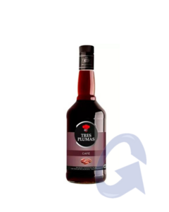 2336 Licor Tres Plumas 6x700 Cr de Cafè